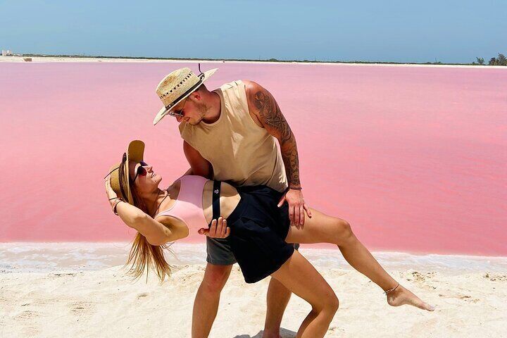 Las Coloradas Pink Lakes & Río Lagartos Boat Experience
