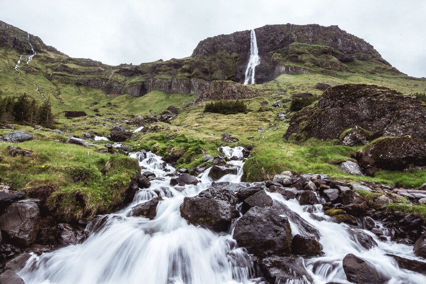 Small river on Snaefell Mountain in Iceland