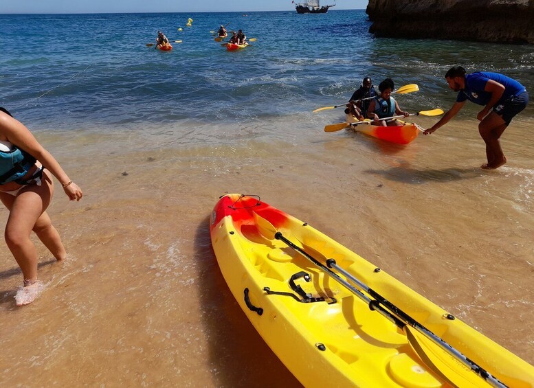 Picture 3 for Activity From Algarve: Benagil Cathedral Cave Kayak Tour