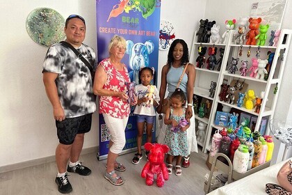 Bear Art Studio: Paint Your Own - Fluid Art Workshop in Alicante