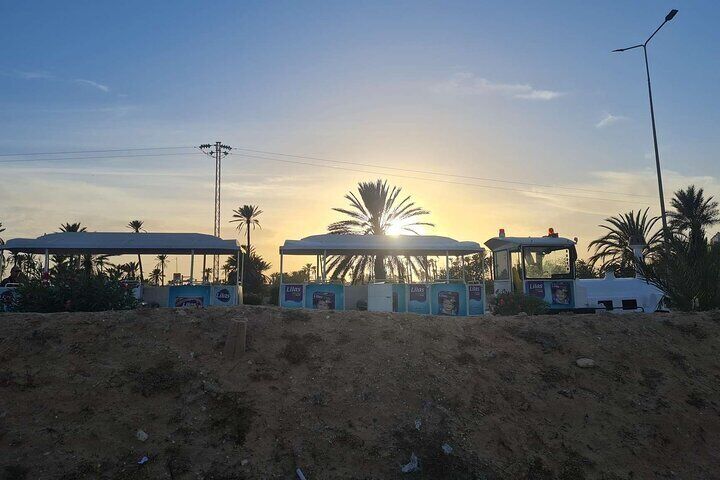 Small Tourist Train in Djerba: Landscapes and Gourmet Break