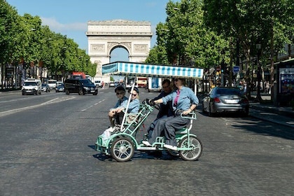Visit Paris as a family with 4 wheel electric bikes