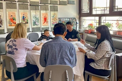Hutong Calligraphy Crafts and Dumpling Making in a Local Home
