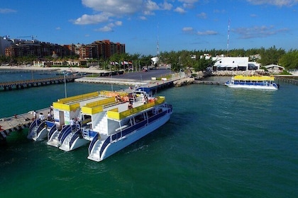 Isla Mujeres Private Catamaran with Food and Drinks Round Trip