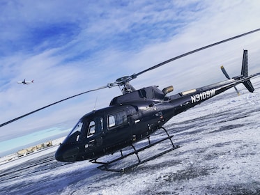 Traslado privado en helicóptero al aeropuerto de Nueva York y recorrido pan...