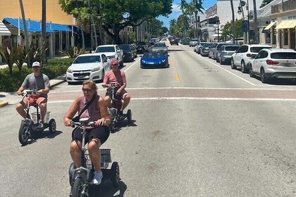 Electric Trike & Moped Tour of Downtown Naples - Fun For Everyone