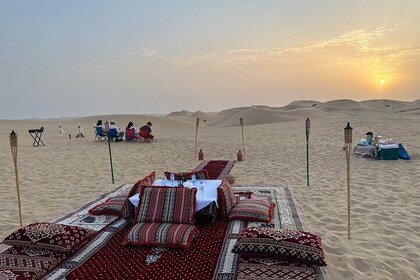 Liwa Overnight Private Desert Safari with BBQ & Sunset Views