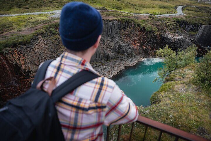 Stuðlagil Canyon and Vök Baths Private Day Tour