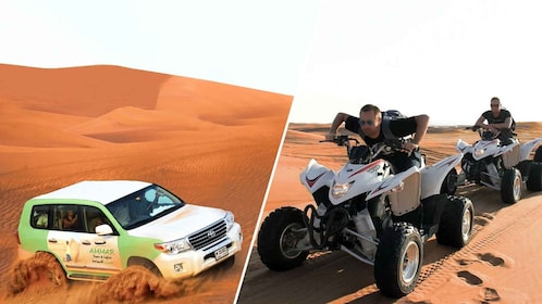 Dubai: Desert Safari, Quad Bike, Camel Ride and Sandboarding