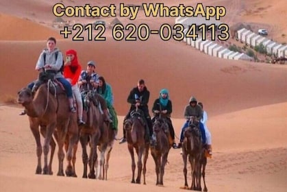 Overnight stay in Merzouga Desert Camp Erg chebbi