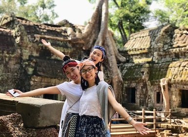 Amanecer en Angkor Wat, Banteay Srei, Bayon y el templo de Ta Prohm