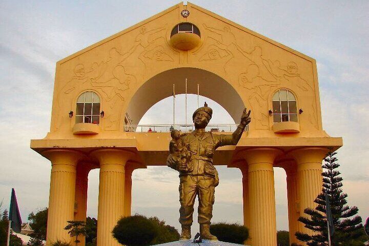 Banjul Tour Arch 22 Market Hospital and Beach