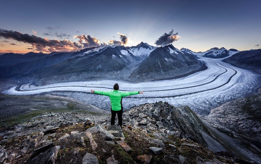 Picture 1 for Activity Aletsch Glacier: Round-trip Cable Car Ticket to Eggishorn