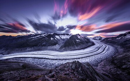 Glaciar Aletsch: Billete de ida y vuelta en teleférico a Eggishorn