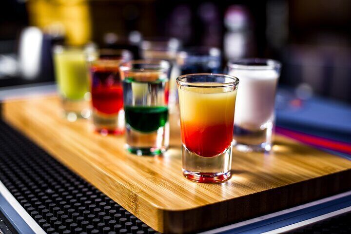 Cocktail tasting portions
