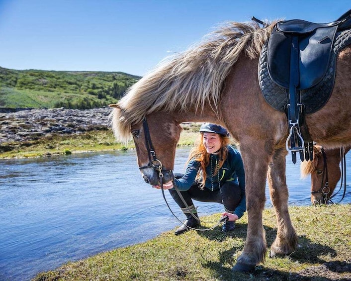 Picture 4 for Activity From Reykjavík: Icelandic Horse Riding Tour in Lava Fields