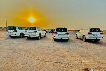 Premium Dune Bashing Safari Red Sand Sunset Photography