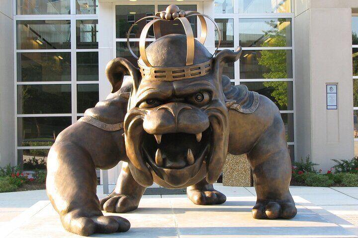 Duke Dog Statue