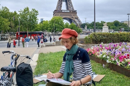 Eiffel Tower Drawing Workshop at the Eiffel Tower