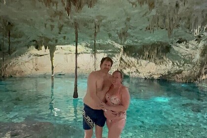 Private Cenote Sac Actun Cave Adventure from Cancun