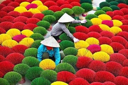 Incense Village & Ninh Binh Discovery Group Tour from Hanoi