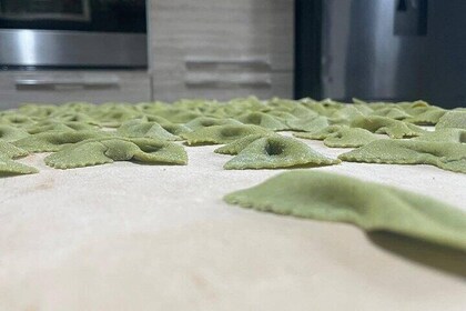 Fresh pasta cooking class including Dinner and Wine in Taormina