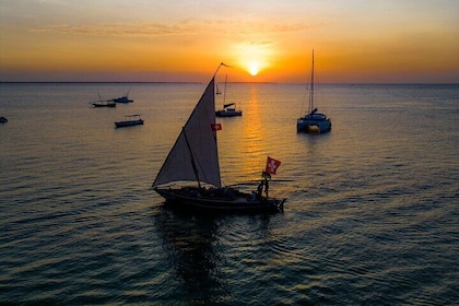 Exclusive Private Sunset Dhow Sailing Tour in North Zanzibar