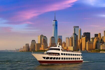 NYC Sunset Cruise with Statue Views Live Comedy and DJ on Hudson