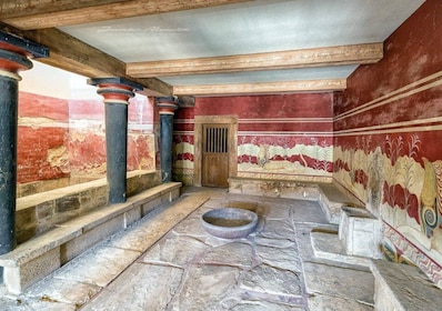 Arkæologisk museum og Knossos-paladset - guidet halvdagstur