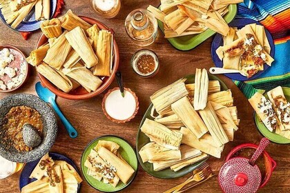 Tamales and Tacos with Margarita Cooking Class at Su Casa