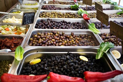 Heraklion: Tour a piedi con degustazioni di cibo