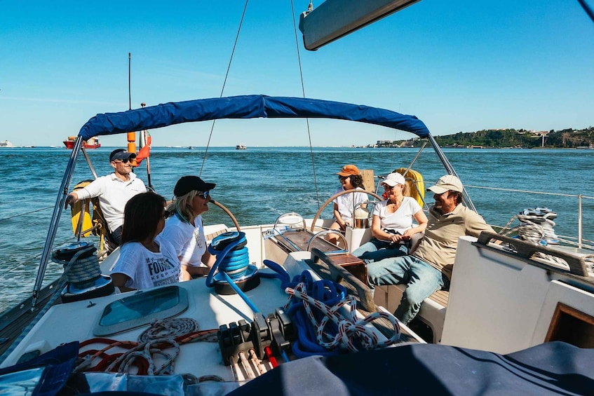 Picture 4 for Activity Lisbon: City Skyline Sailboat Cruise with Drink and Snacks
