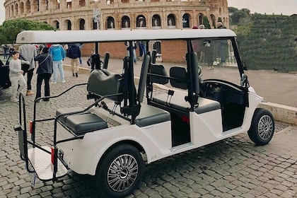 Explore Rome by Golf Cart with Professional Tour Guide