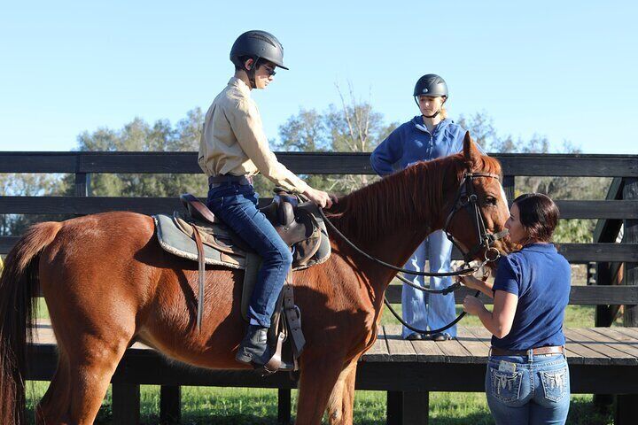 1 Hour Guided Horseback Trail Ride Rock Springs Run State Reserve