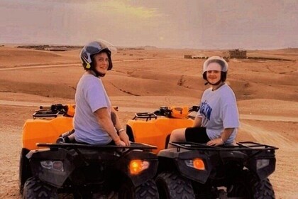 Marrakech : Dinner with show in agafay desert and camel & quad