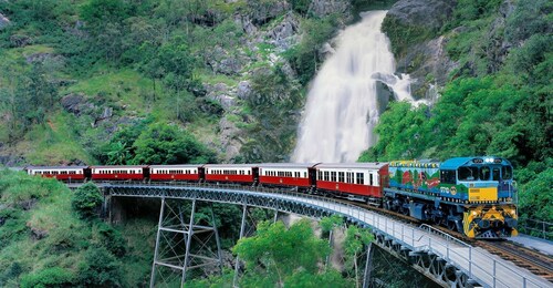 From Port Douglas: Kuranda via Scenic Rail or Skyrail Option