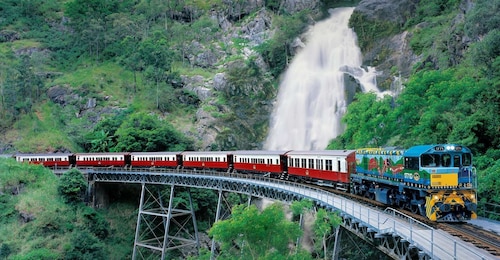 จากพอร์ตดักลาส: คูรันดาโดยรถไฟ Scenic Rail หรือ Skyrail