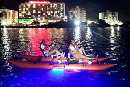 Night Tour – Chiliboats Waterbike in Condado Lagoon