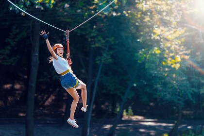 Vanuit Antalya: Raften en Zip Line avontuur in de Koprulu Canyon