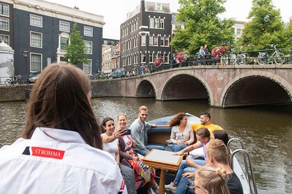 Amsterdam: Open Boat Tour with Local Guide