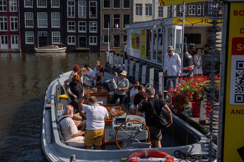 Picture 2 for Activity Amsterdam: Open Boat Tour with Local Guide