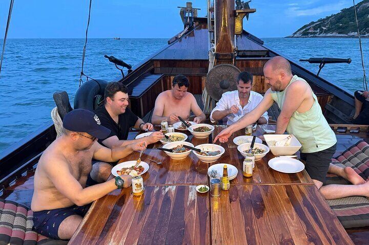 Scenic Hua Hin Romantic Sunset Dinner Cruise by Pirate Boat