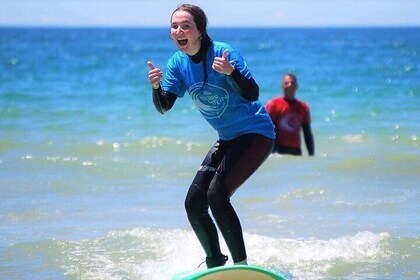 Private Surf Class in Albufeira with Local Instructor