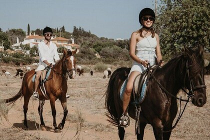 From Albufeira: Horse Riding Tour with Pickup