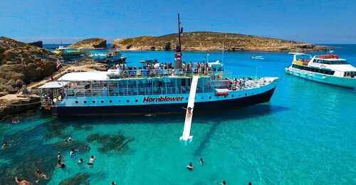 Malta: Gozo, Comino, Blue & Crystal Lagoon, & Caves Cruise