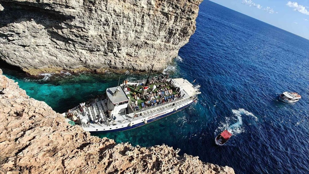 Picture 5 for Activity Malta: Gozo, Comino, Blue & Crystal Lagoon, & Caves Cruise