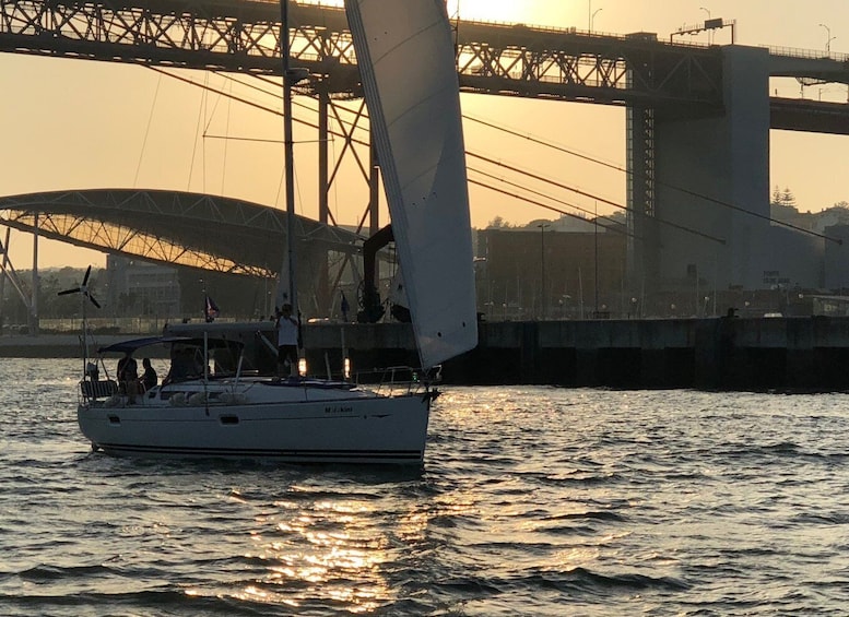 Picture 14 for Activity Lisbon: Private Sunset Sailing Tour with Champagne