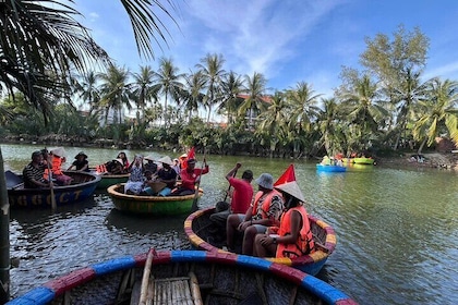 Coconut Basket Boat in Hoi An village