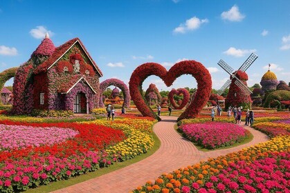 Dubai Miracle Garden Entry Tickets with Optional Hotel Transfers