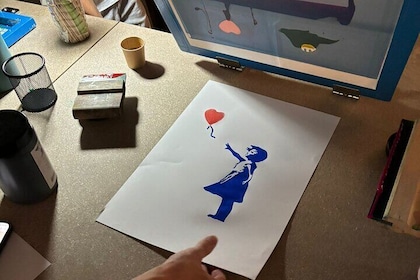 Entrance + Workshop screen printing in Madrid